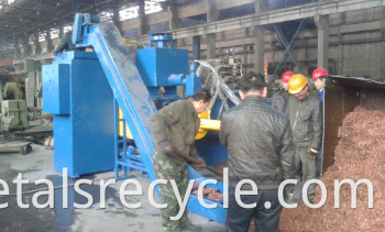 Y83W-360 Hydraulic Steel Chips Blocks Making Machine for Smelting